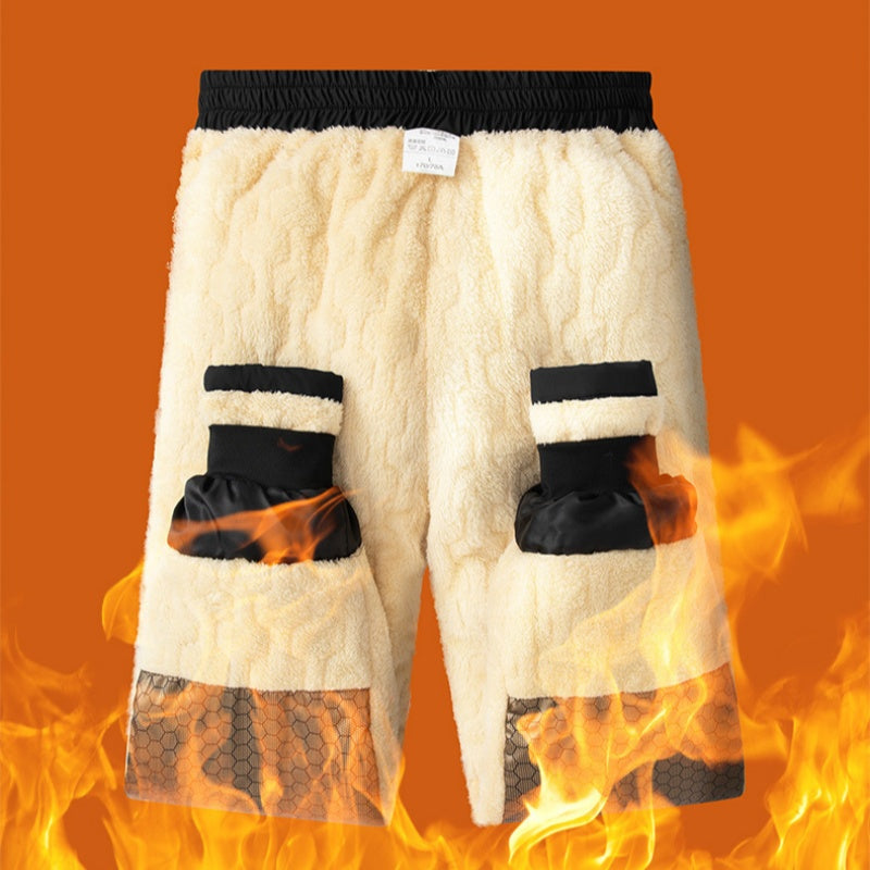 Menns koselige termobukser med knebeskyttere i grafen -50% JULERABATT! ❄️