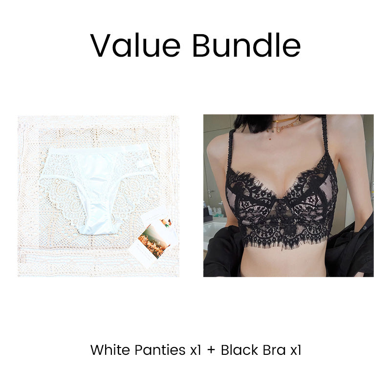 Komfortable og sømløse truser med elegant blonder