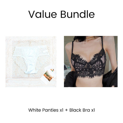 Komfortable og sømløse truser med elegant blonder