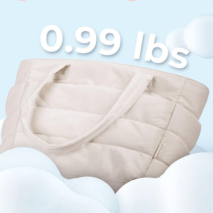 🔥 Ekstraordinært salg 50 % rabatt 🔥 Lett, lyserød totebag for kvinner
