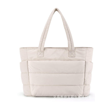 🔥 Ekstraordinært salg 50 % rabatt 🔥 Lett, lyserød totebag for kvinner