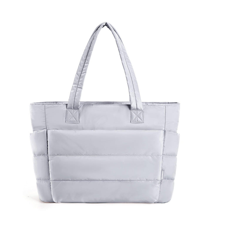 🔥 Ekstraordinært salg 50 % rabatt 🔥 Lett, lyserød totebag for kvinner