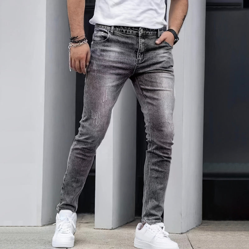 ⏳Tidsbegrenset tilbud⏰Moderne stretchjeans i slim fit for menn