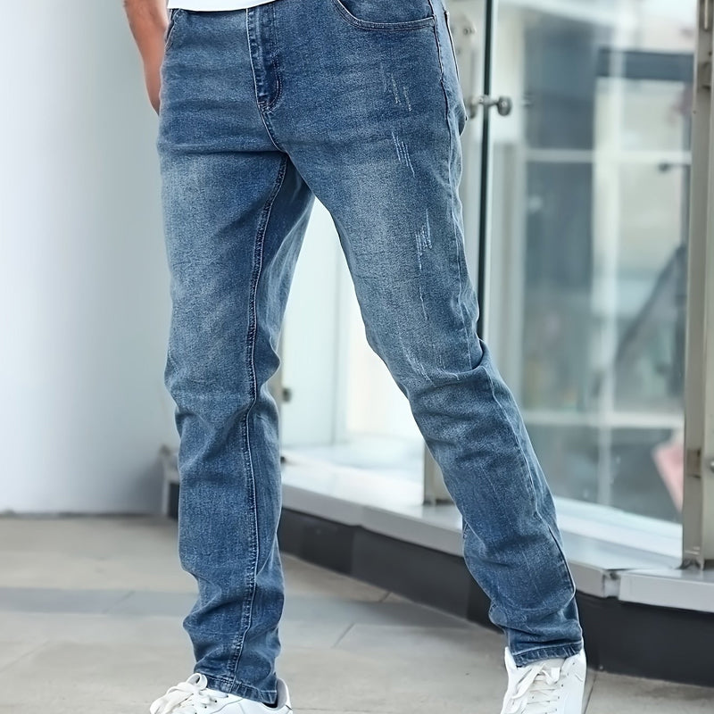 ⏳Tidsbegrenset tilbud⏰Moderne stretchjeans i slim fit for menn