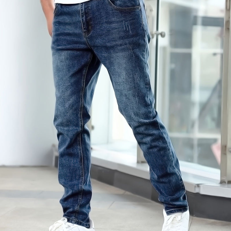 ⏳Tidsbegrenset tilbud⏰Moderne stretchjeans i slim fit for menn