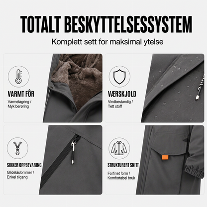 🔥 50 % RABATT! 🧥 Parka med hette og plysjfôr for menn — Hold deg varm med stil denne vinteren ❄️