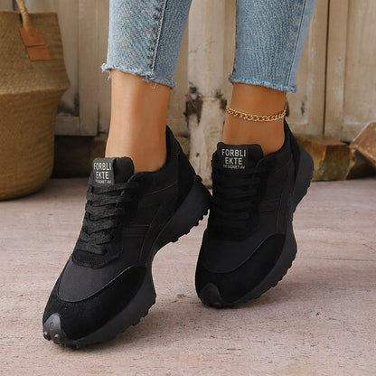 Casual lette plattformsneakers for kvinner
