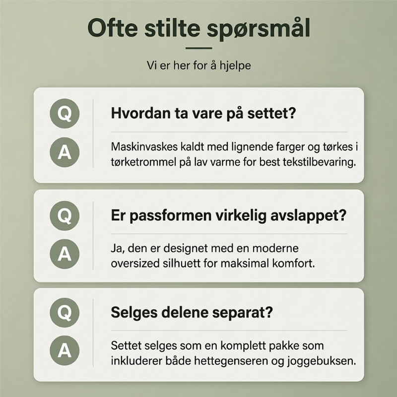 Casual halvl glidelåshettgenser med vidde ben-buksesett for menn