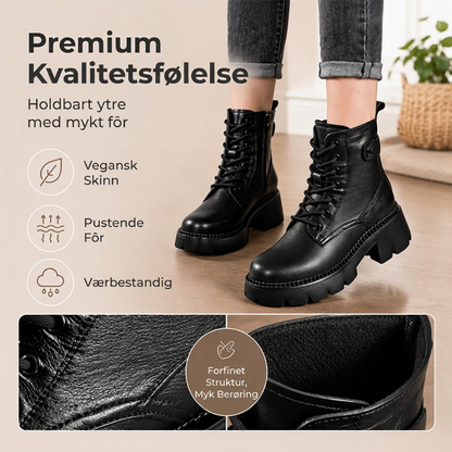 Dame støvletter - Retro Plateåvne Støvletter