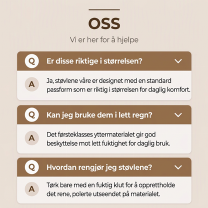 Dame støvletter - Retro Plateåvne Støvletter