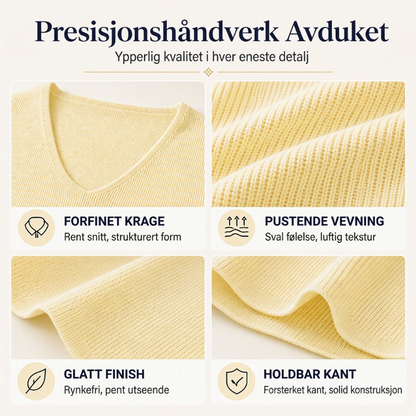 Avslående V-hals genser for herrer