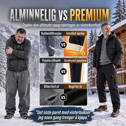 Spesialtilbud: 50 % rabatt🔥Varme cargobukser for menn med plysjfôr