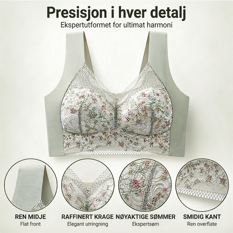 🔥Siste dag: Kjøp 1 og få 1 gratis 🔥 – Plus Size sømløs push-up-BH uten bøyle