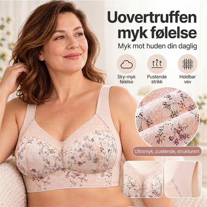🔥Siste dag: Kjøp 1 og få 1 gratis 🔥 – Plus Size sømløs push-up-BH uten bøyle