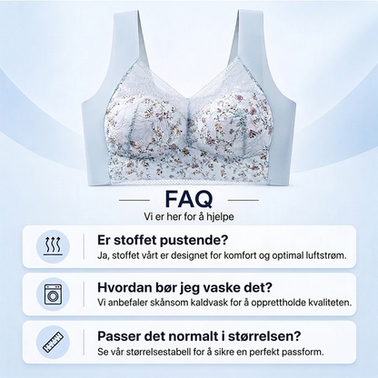 🔥Siste dag: Kjøp 1 og få 1 gratis 🔥 – Plus Size sømløs push-up-BH uten bøyle