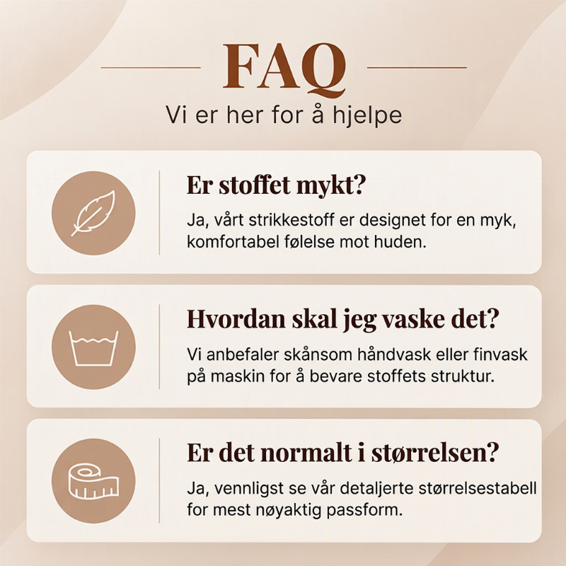 Midi-kjole for kvinner i strukturert strikk med puffermmer