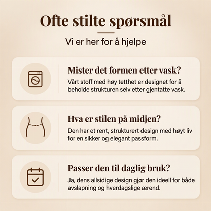 Termobukse for kvinner med høy midje