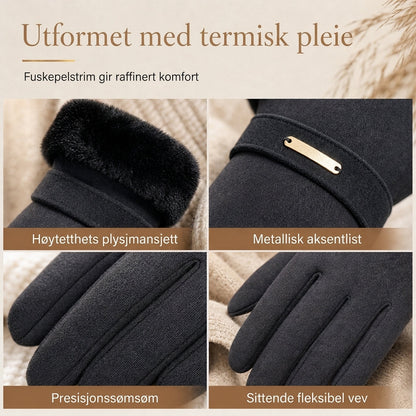 🔥🧤 50% RABATT – Varme Vinterhansker med Touchskjerm for Damer | Vindtette Hansker for Sykling og Kjøring
