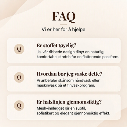 Kvinnelig mesh-flekket V-hals langermet topp
