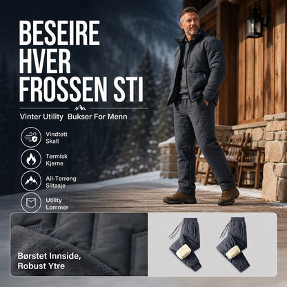 Varme termobukser for unisex – komfortable ute hele vinteren