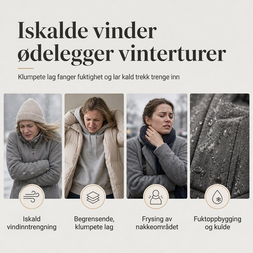 Vinterparkasjakkje for kvinner med hette av kunstig pels