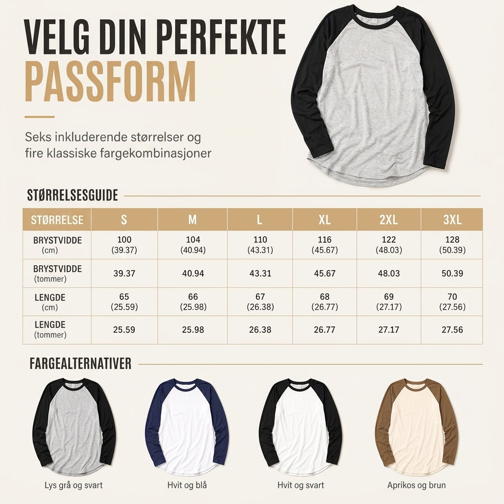 Løs, uformell T-skjorte med rund hals og lange ermer for kvinner – pullover-top med fargeblokker