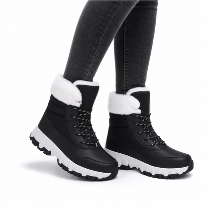 Vinterstøvler til damer – Tykkere midtkalvstøvler for utendørs reiser ✨👢❄️