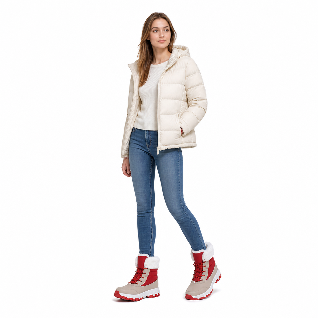 Vinterstøvler til damer – Tykkere midtkalvstøvler for utendørs reiser ✨👢❄️