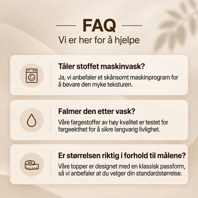 Casual genser i ensfarget stoff med halv glidelås for damer
