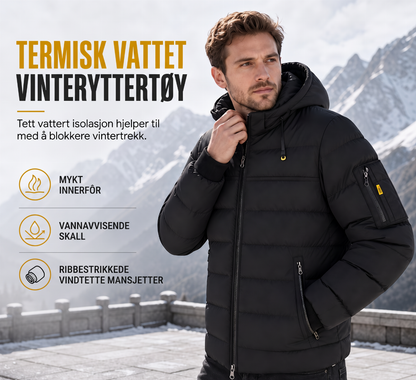 Vennligst vinter kort bomullsdynet varm isolert frakk