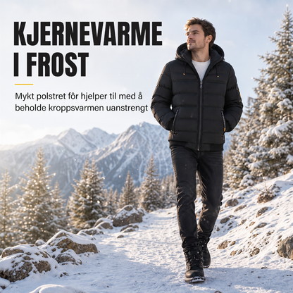 Vennligst vinter kort bomullsdynet varm isolert frakk
