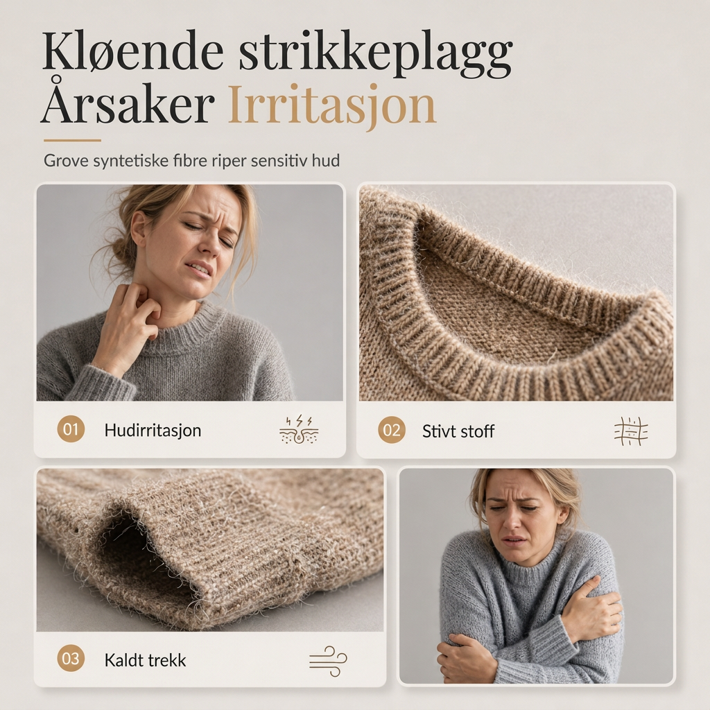 Løst genser i strikk med rund hals og fargeblokker for kvinner