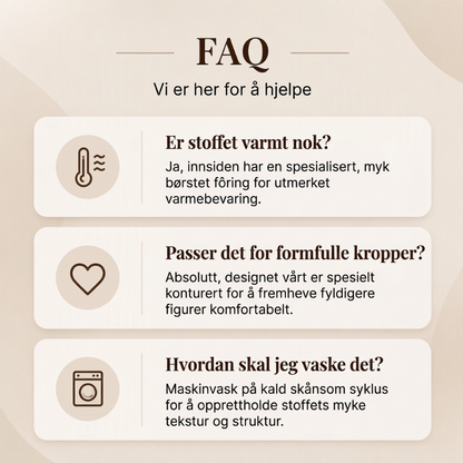 Termoleggings med høy midje og myk fôr for damer