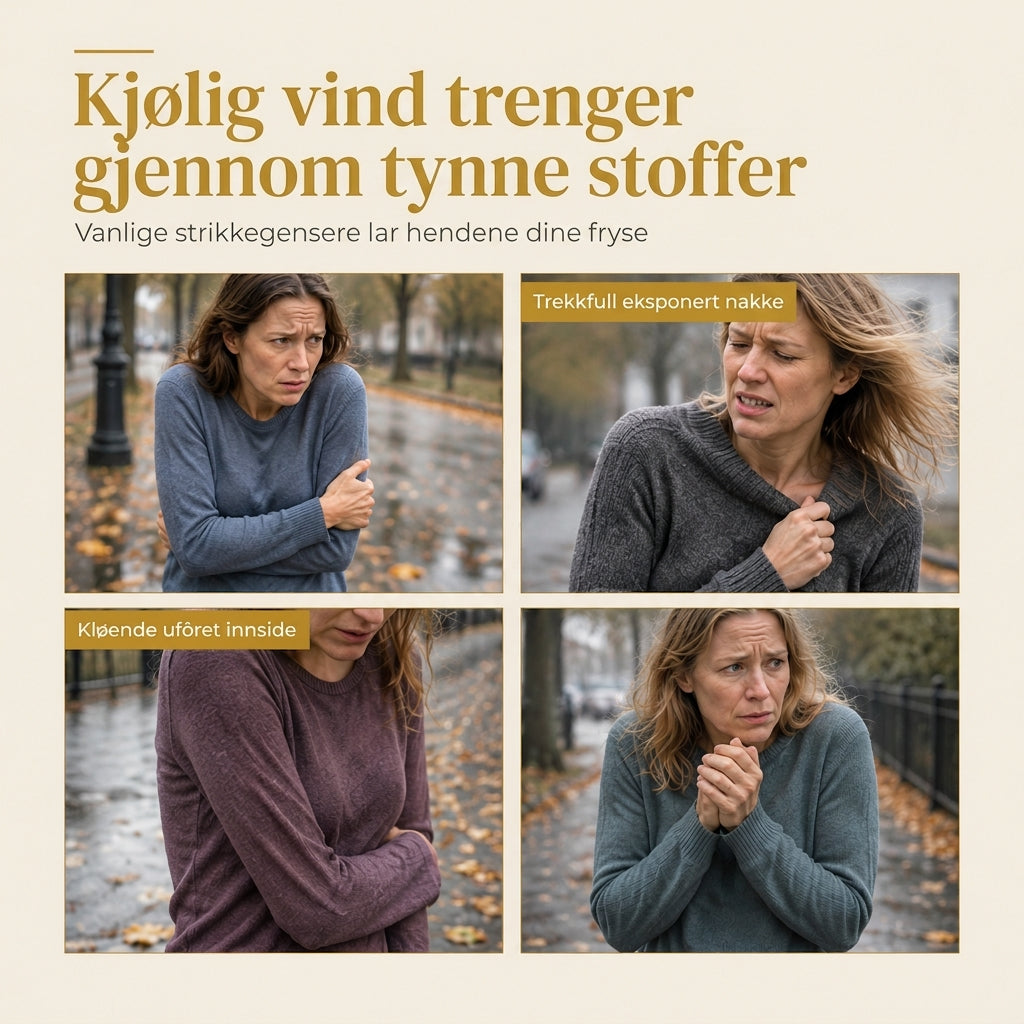 Løstsittende, genser-drakt med hetta og jacquard-mønster, laget av mykt luvstoff, for kvinner – til bruk på høst og vinter