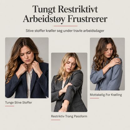 Avslåppingsblazer med åpen front for kvinner
