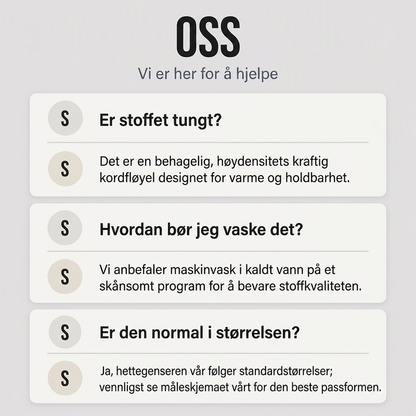 Uformell halv-glidelås cordfløyels hettegenser for menn