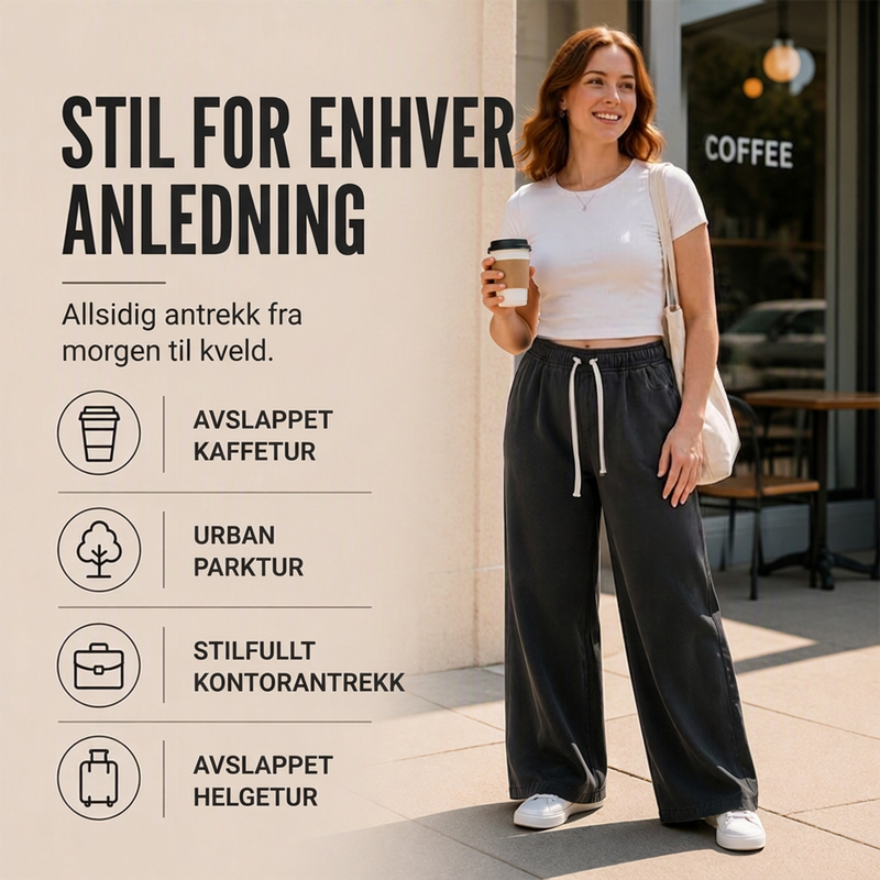 Rette denim-jeans med varmt fôr for kvinner