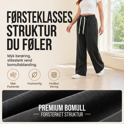Rette denim-jeans med varmt fôr for kvinner