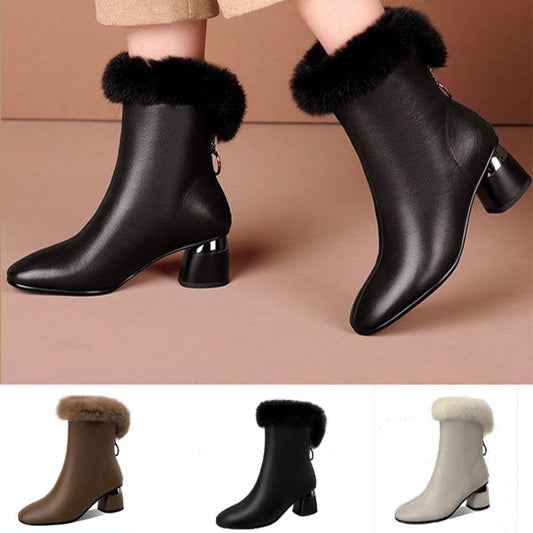 [🔥El precio más bajo de hoy]2023 BOTAS DE CUERO ELEGANTES FRANCESAS DE NUEVO ESTILO💕